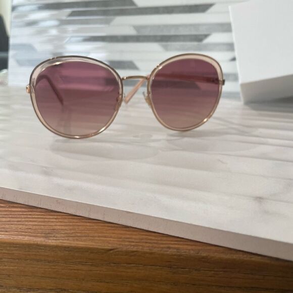 NIB Pink & Gold GIVENCHY Sunglasses - Picture 1 of 9